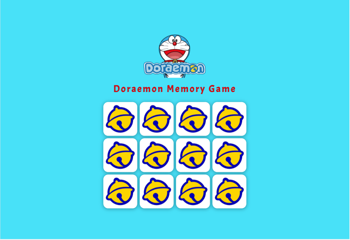 JS Doraemon Memory Game